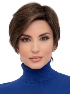 Style Perücke Kurze Pixie Kappenlos Glatte Echthaarperücken