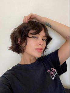 10" Monofilament Synthetische Braune Bob Perücken